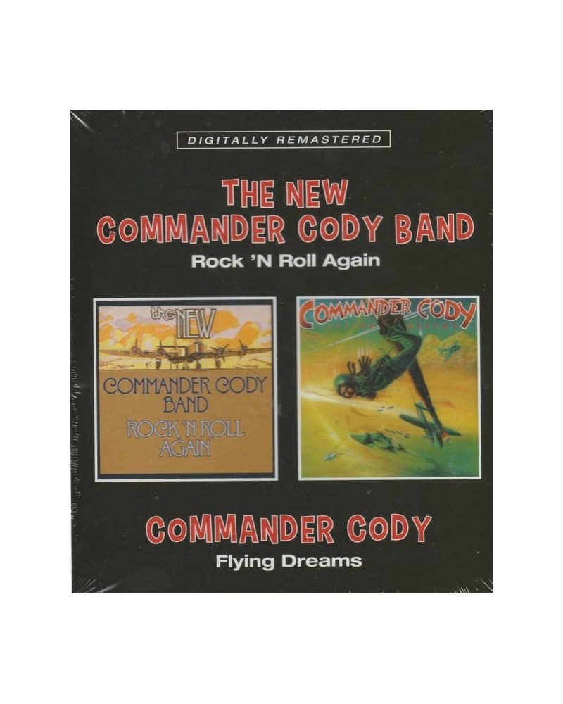 Commander Cody ROCK ’N ROLL AGAIN / FLYING DREAMS CD $4.80 CD