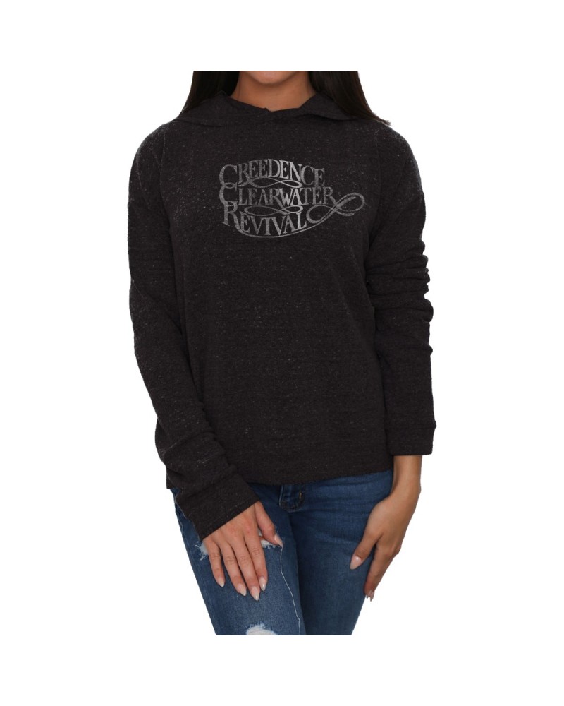 John Fogerty CCR Logo Ladies Hoodie $23.10 Sweatshirts