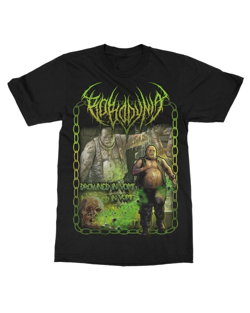 Vulvodynia "Drowned in Vomit" T-Shirt $9.00 Shirts