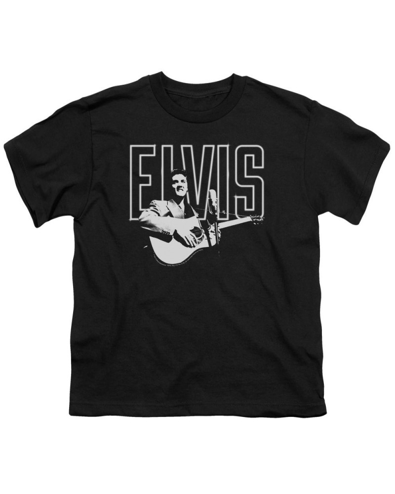 Elvis Presley Youth Tee | WHITE GLOW Youth T Shirt $4.80 Kids