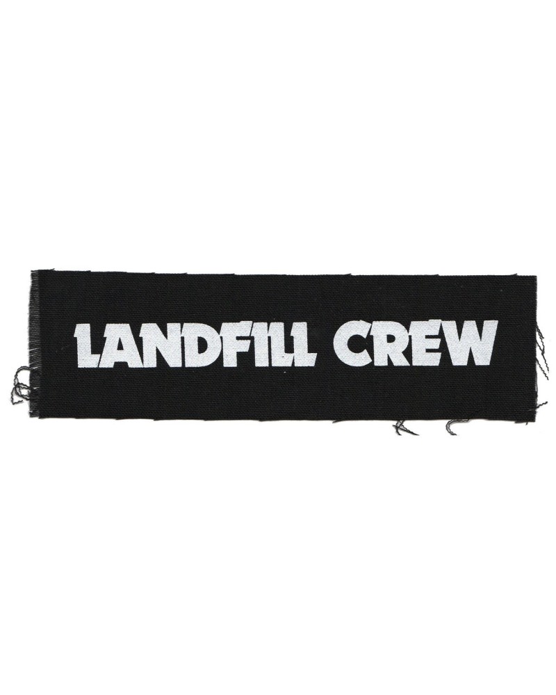 Landfill Crew Text Logo - Black - Patch - Cloth - Screenprinted - 8" x 3" $2.08 Accessories