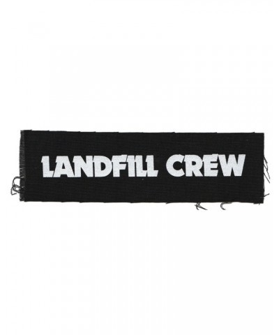 Landfill Crew Text Logo - Black - Patch - Cloth - Screenprinted - 8" x 3" $2.08 Accessories