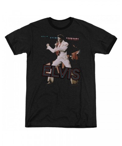 Elvis Presley Shirt | HIT THE LIGHTS Premium Ringer Tee $9.68 Shirts