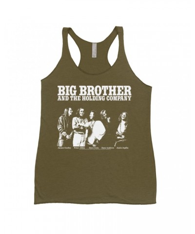 Bold Colored Racerback Tank | Featuring Janis Joplin Black and White Photo Big Brother and The Holding Co. Shirt $8.69 Shirts