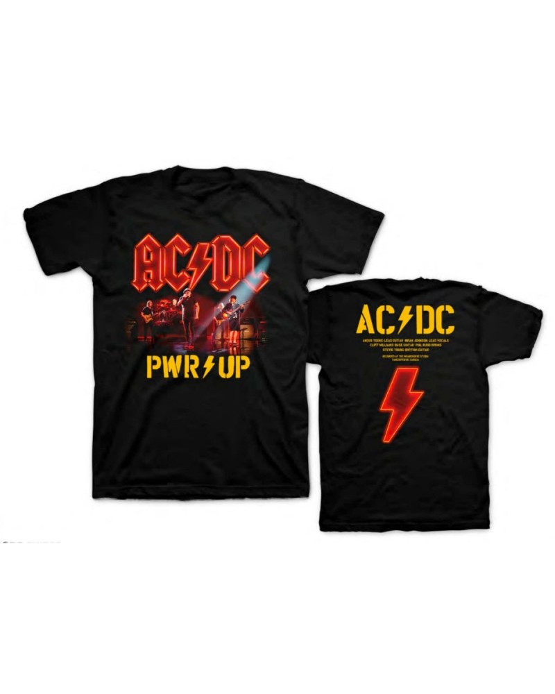 AC/DC Neon Live Black T-Shirt $11.75 Shirts