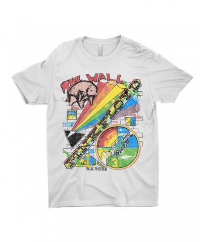 Pink Floyd T-Shirt | The Wall U.S. Tour Sketch Distressed Shirt $11.98 Shirts