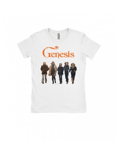 Genesis Ladies' Boyfriend T-Shirt | The Early Years Photo Distressed Shirt $12.23 Shirts
