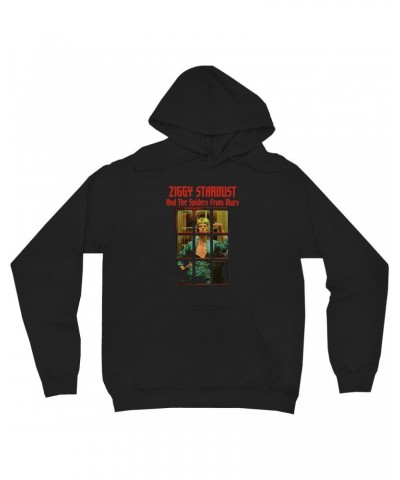 David Bowie Hoodie | Ziggy Stardust And The Spiders From Mars Photo Hoodie $18.38 Sweatshirts