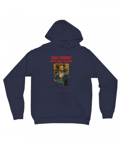 David Bowie Hoodie | Ziggy Stardust And The Spiders From Mars Photo Hoodie $18.38 Sweatshirts