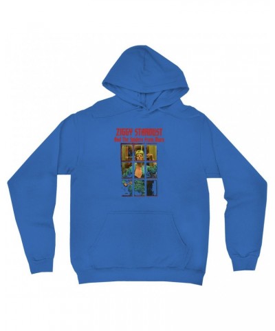 David Bowie Hoodie | Ziggy Stardust And The Spiders From Mars Photo Hoodie $18.38 Sweatshirts