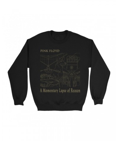 Pink Floyd Sweatshirt | A Momentary Lapse of Reason Schematic Sweatshirt $13.28 Sweatshirts