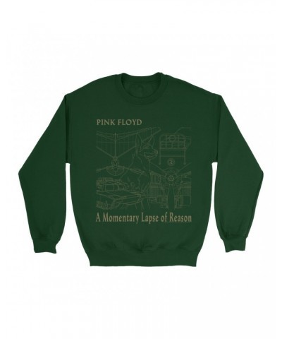 Pink Floyd Sweatshirt | A Momentary Lapse of Reason Schematic Sweatshirt $13.28 Sweatshirts