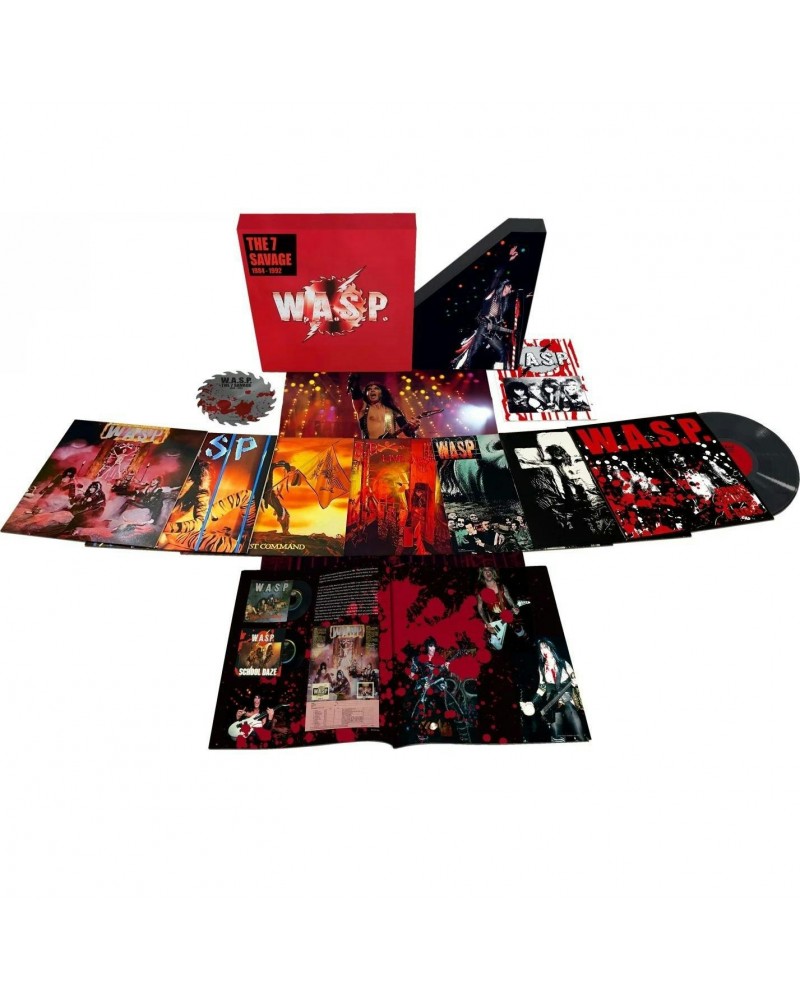 W.A.S.P. 7 Savage Vinyl Box Set $102.74 Vinyl