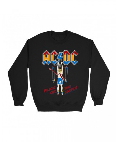 AC/DC Sweatshirt | Colorful Flick Of The Switch Sweatshirt $15.38 Sweatshirts