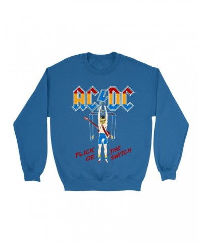 AC/DC Sweatshirt | Colorful Flick Of The Switch Sweatshirt $15.38 Sweatshirts