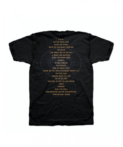 David Gilmour Live At Pompeii Double Sided Set List Tee $15.60 Shirts