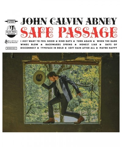 John Calvin Abney Safe Passage 12"LP (Crystal Clear vinyl) $9.60 Vinyl