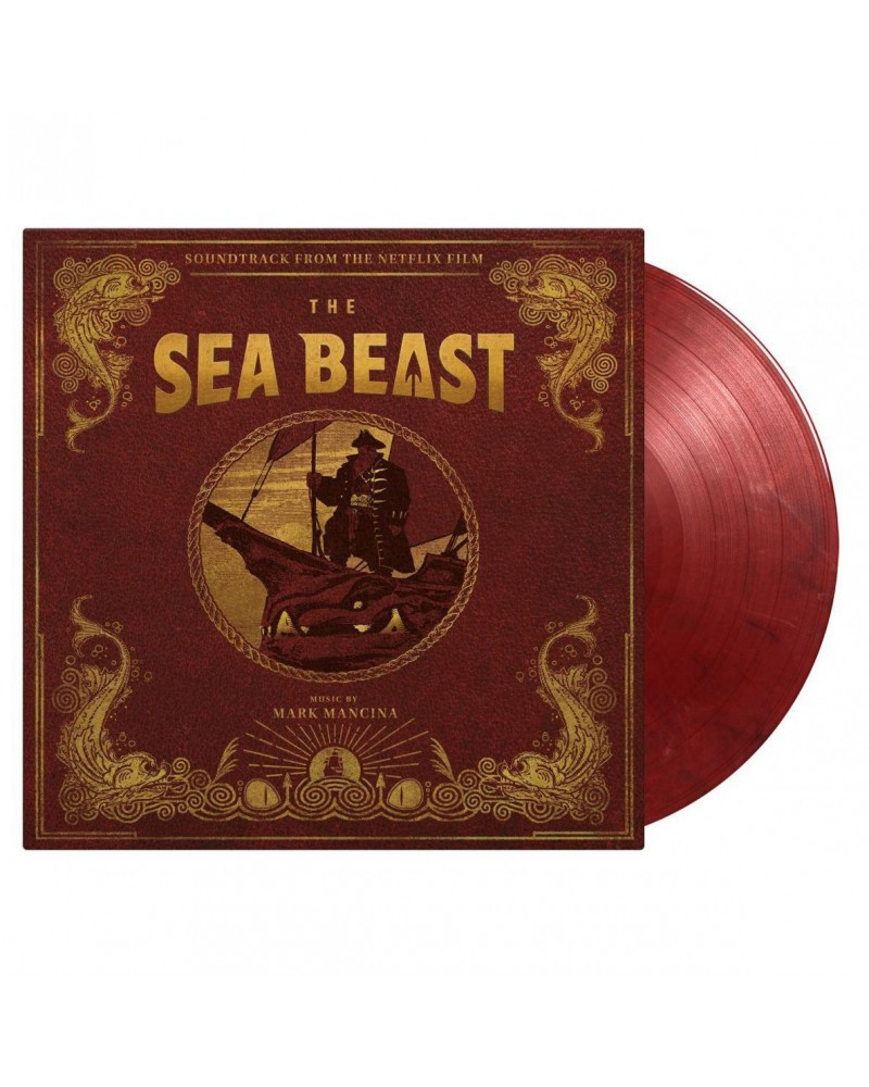 Mark Mancina SEA BEAST Original Soundtrack (TRANSPARENT RED SOLID WHITE & BLACK MARBLED VIYL/180G) Vinyl Record $18.33 Vinyl