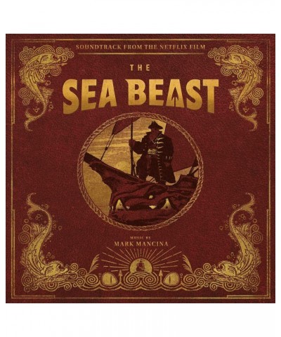 Mark Mancina SEA BEAST Original Soundtrack (TRANSPARENT RED SOLID WHITE & BLACK MARBLED VIYL/180G) Vinyl Record $18.33 Vinyl