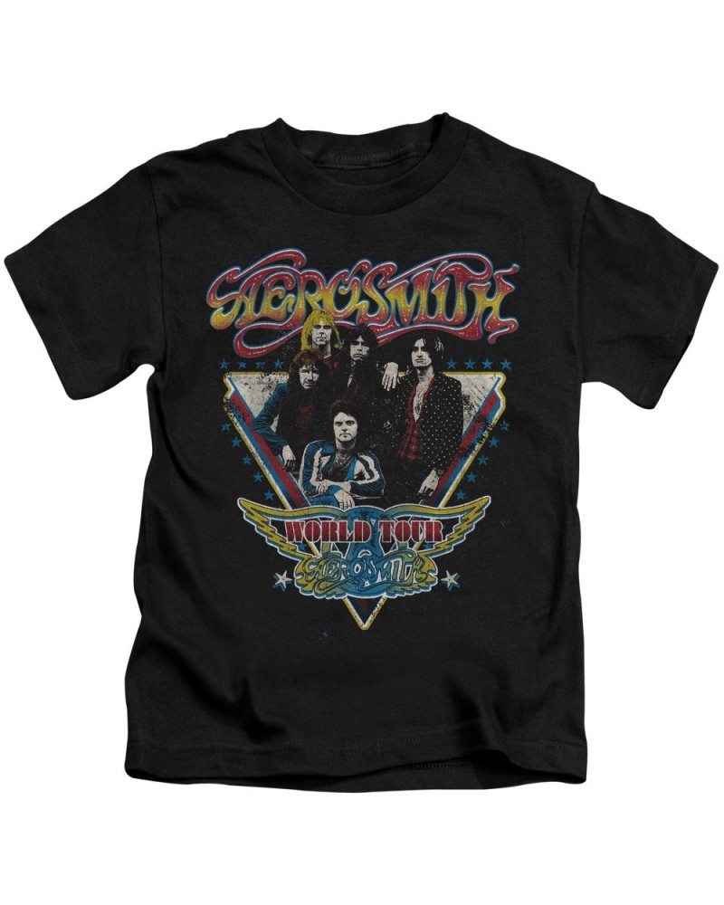 Aerosmith Kids T Shirt | TRIANGLE STARS Kids Tee $7.05 Kids