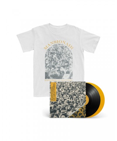 Mansionair Happiness Guaranteed' T-Shirt + Vinyl Bundle $17.99 Vinyl