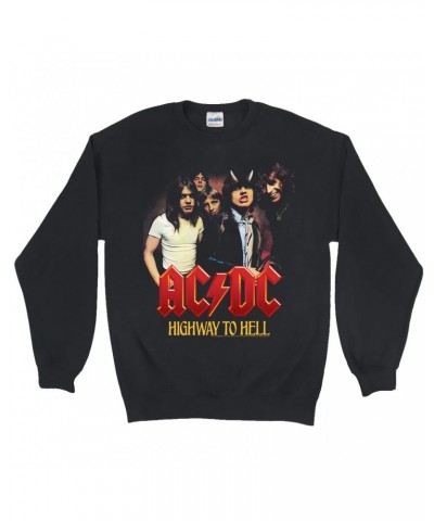 AC/DC Sweatshirt | Highway To Hell Album Cover Art Sweatshirt $11.18 Sweatshirts