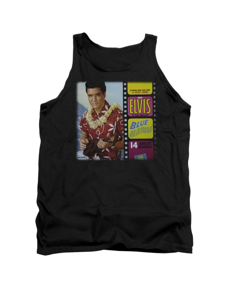 Elvis Presley Tank Top | BLUE HAWAII ALBUM Sleeveless Shirt $5.58 Shirts