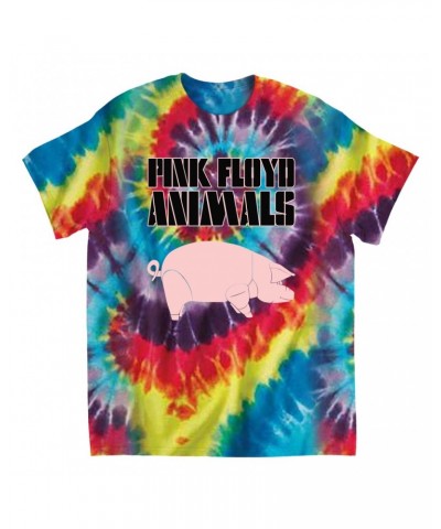Pink Floyd T-Shirt | Animals Album Pig Tie Dye Shirt $9.16 Shirts
