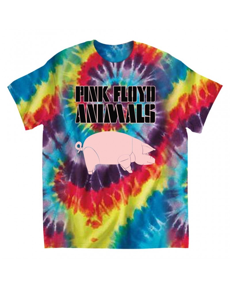 Pink Floyd T-Shirt | Animals Album Pig Tie Dye Shirt $9.16 Shirts