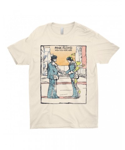 Pink Floyd T-Shirt | Watercolor Wish You Were Here Shirt $11.73 Shirts