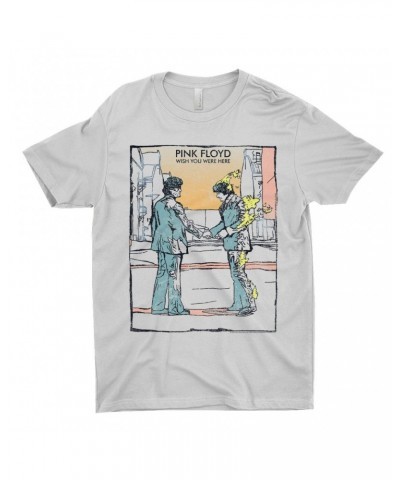 Pink Floyd T-Shirt | Watercolor Wish You Were Here Shirt $11.73 Shirts