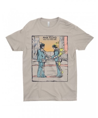 Pink Floyd T-Shirt | Watercolor Wish You Were Here Shirt $11.73 Shirts