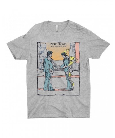 Pink Floyd T-Shirt | Watercolor Wish You Were Here Shirt $11.73 Shirts