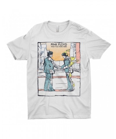 Pink Floyd T-Shirt | Watercolor Wish You Were Here Shirt $11.73 Shirts