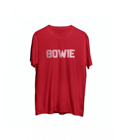 David Bowie Women's Red T-shirt $11.40 Shirts