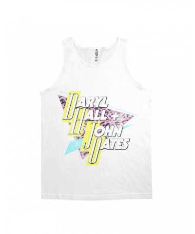 Daryl Hall & John Oates Unisex Tank Top | Retro Triangle Logo Distressed Shirt $9.98 Shirts