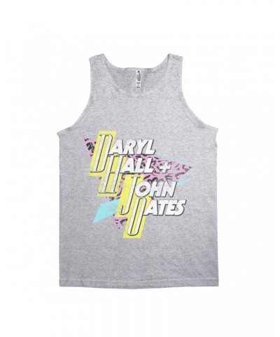 Daryl Hall & John Oates Unisex Tank Top | Retro Triangle Logo Distressed Shirt $9.98 Shirts