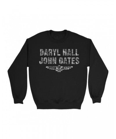Daryl Hall & John Oates Sweatshirt | Batik Logo Sweatshirt $17.13 Sweatshirts