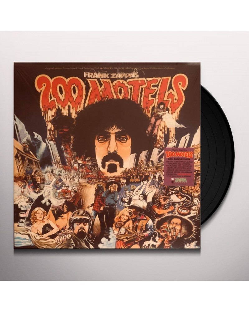 Frank Zappa 200 MOTELS Original Soundtrack (50TH ANNIVERSARY/RED VINYL/2LP) Vinyl Record $23.50 Vinyl