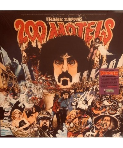 Frank Zappa 200 MOTELS Original Soundtrack (50TH ANNIVERSARY/RED VINYL/2LP) Vinyl Record $23.50 Vinyl