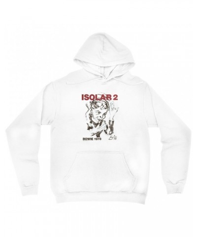 David Bowie Hoodie | Isolar 2 1978 Concert Poster Hoodie $16.38 Sweatshirts