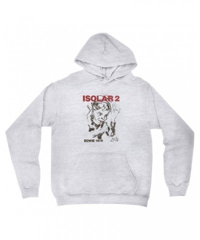 David Bowie Hoodie | Isolar 2 1978 Concert Poster Hoodie $16.38 Sweatshirts