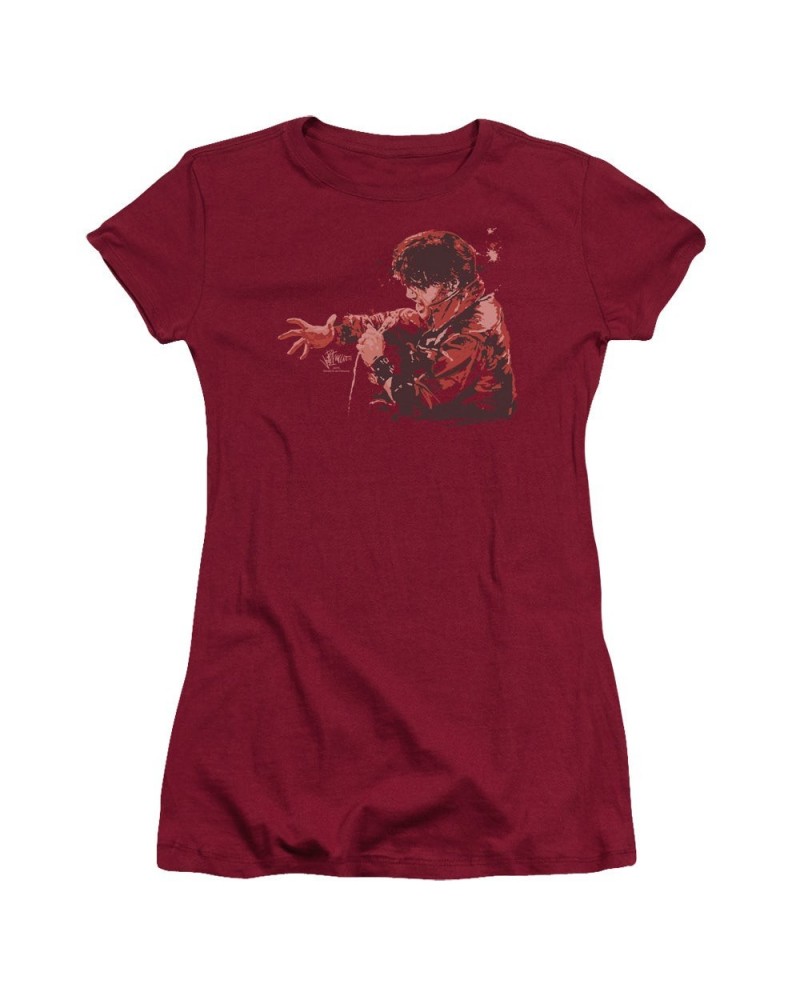 Elvis Presley Juniors Shirt | RED COMBACK Juniors T Shirt $5.10 Shirts