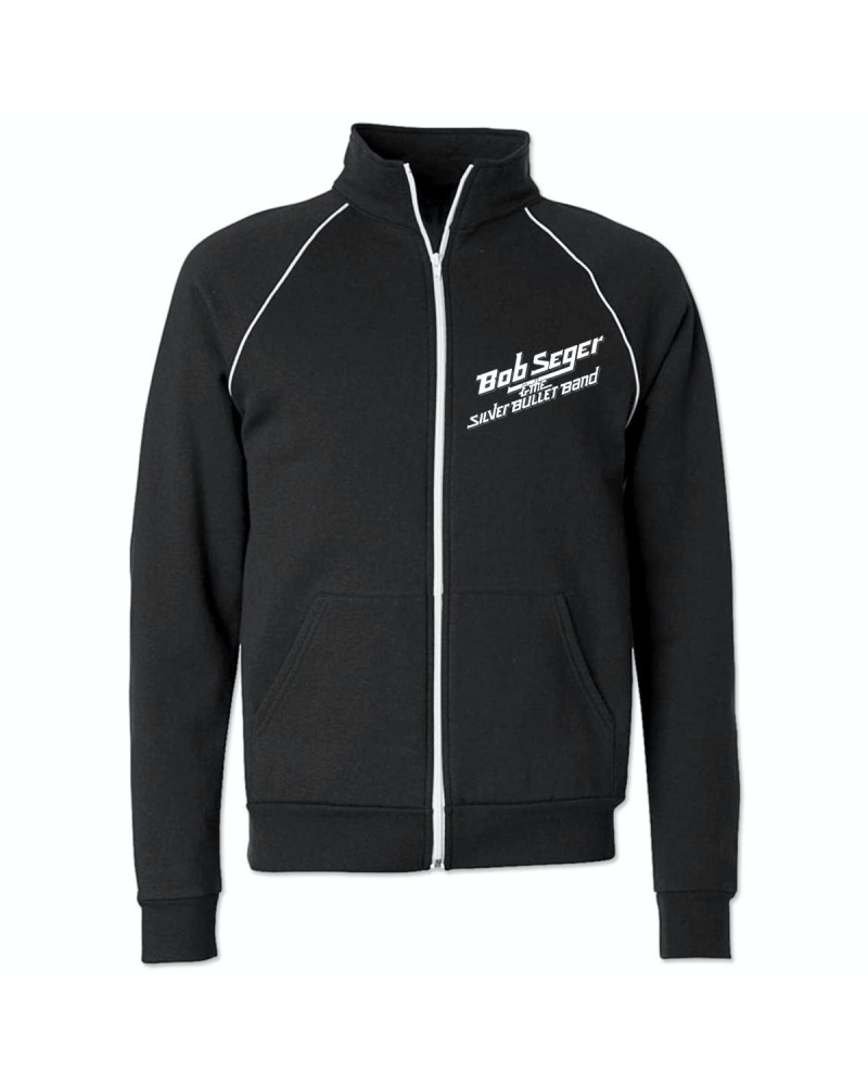 Bob Seger & The Silver Bullet Band Classic Logo Track Jacket $25.83 Outerwear