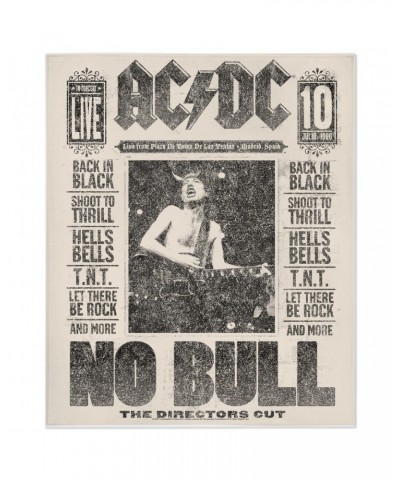 AC/DC Minky Blanket | No Bull Album Cover Design Distressed Blanket $16.90 Blankets