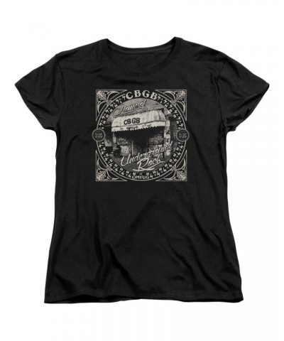 Cbgb Women's Shirt | FRONT DOOR Ladies Tee $7.40 Shirts