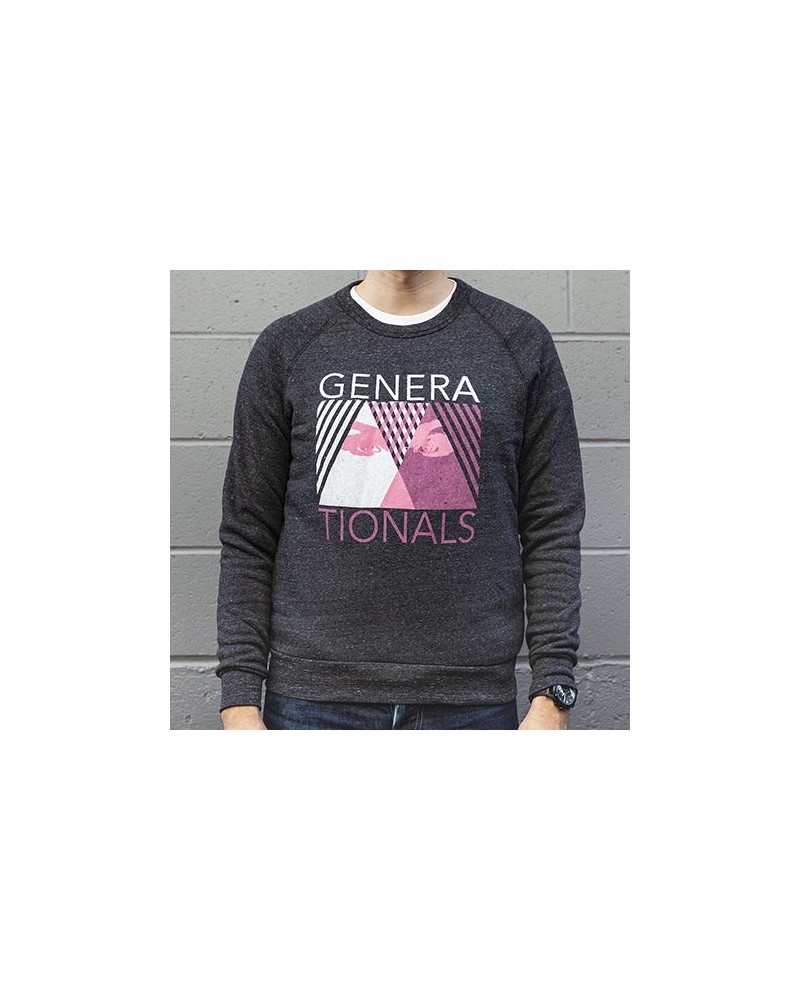 Generationals Triangle Eyes Crew Neck Sweatshirt $13.30 Sweatshirts