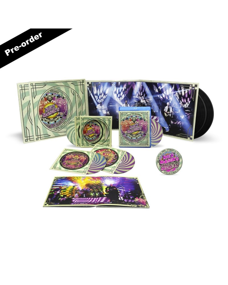 Pink Floyd Nick Mason's Saucerful of Secrets Live at the Roundhouse Round Logo Magnet + Choice of Media Bundle $11.83 Decor