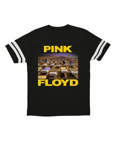 Pink Floyd T-Shirt | A Momentary Lapse of Reason Beds Yellow Logo Football Shirt $11.86 Shirts