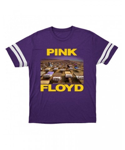 Pink Floyd T-Shirt | A Momentary Lapse of Reason Beds Yellow Logo Football Shirt $11.86 Shirts